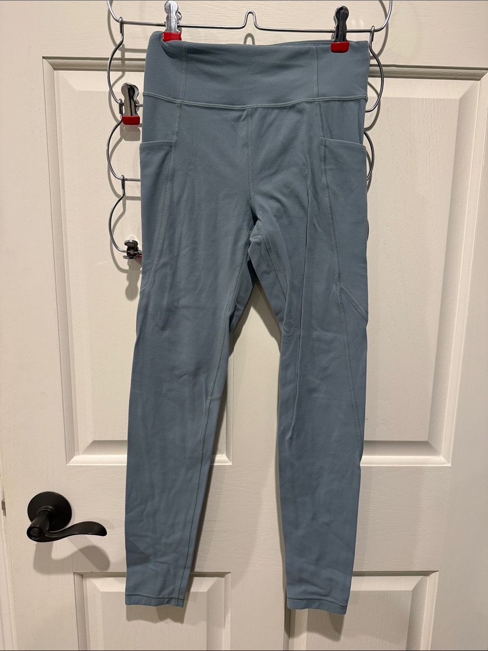 Athleta Girls Slate-Blue High-Rise Performance Leggings